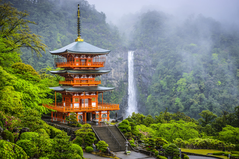 A fall in Nachi, Wakayama